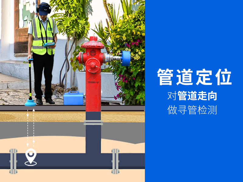 多功能无线测漏仪管道定位