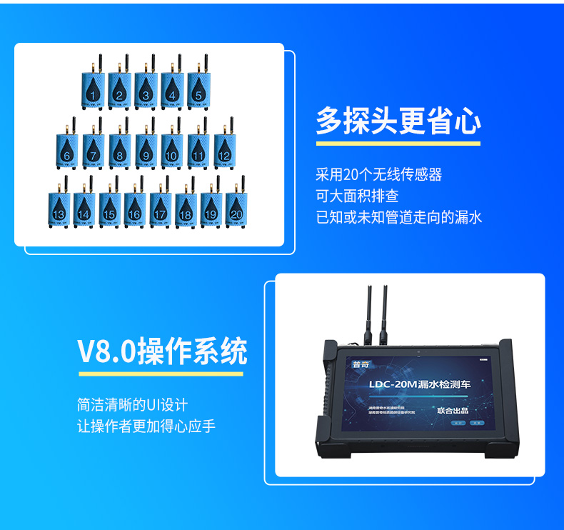 普奇PQWT LDC-15M漏水检测车探头图片