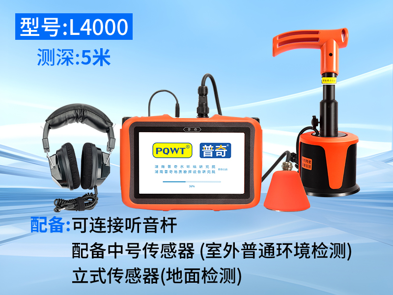 普奇L4000室内/外网漏水检测仪（双探头）